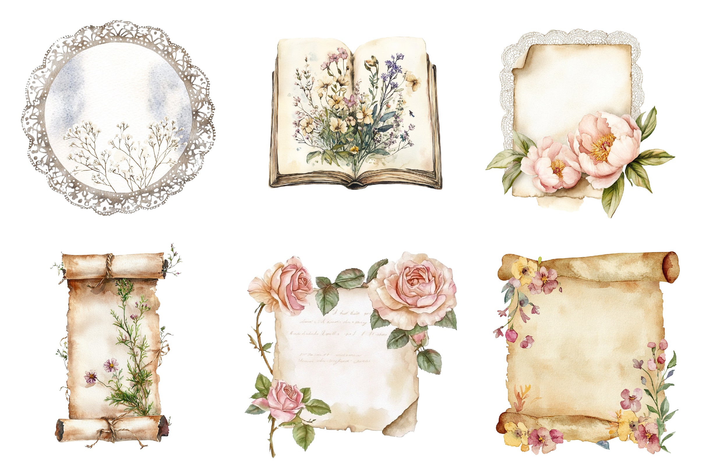 Spring Old Paper Junk Journals - CraftNest - Digital Crafting and Art