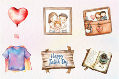 Fathers Day Clipart Bundle - CraftNest - Digital Crafting and Art
