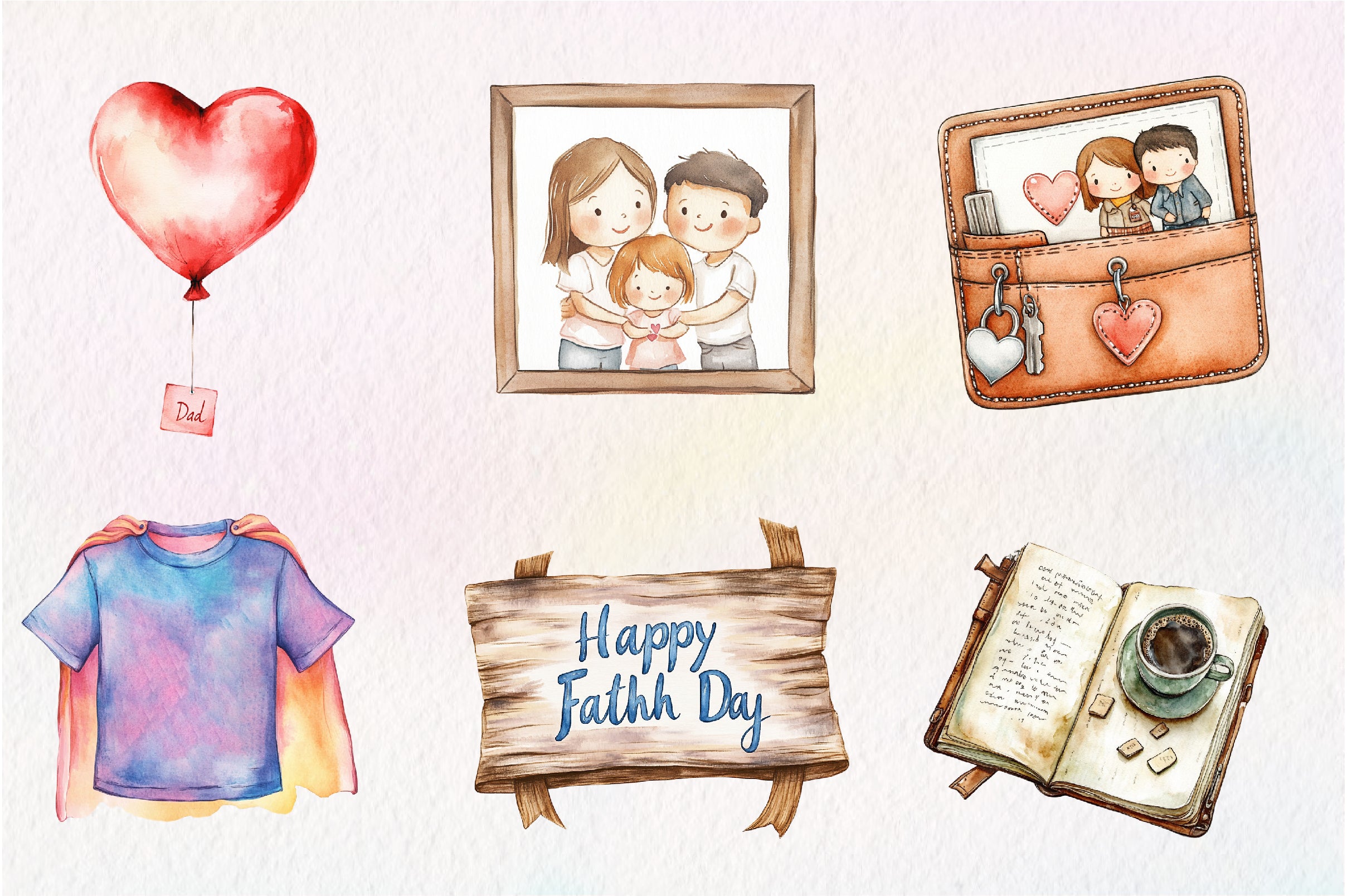 Fathers Day Clipart Bundle - CraftNest - Digital Crafting and Art