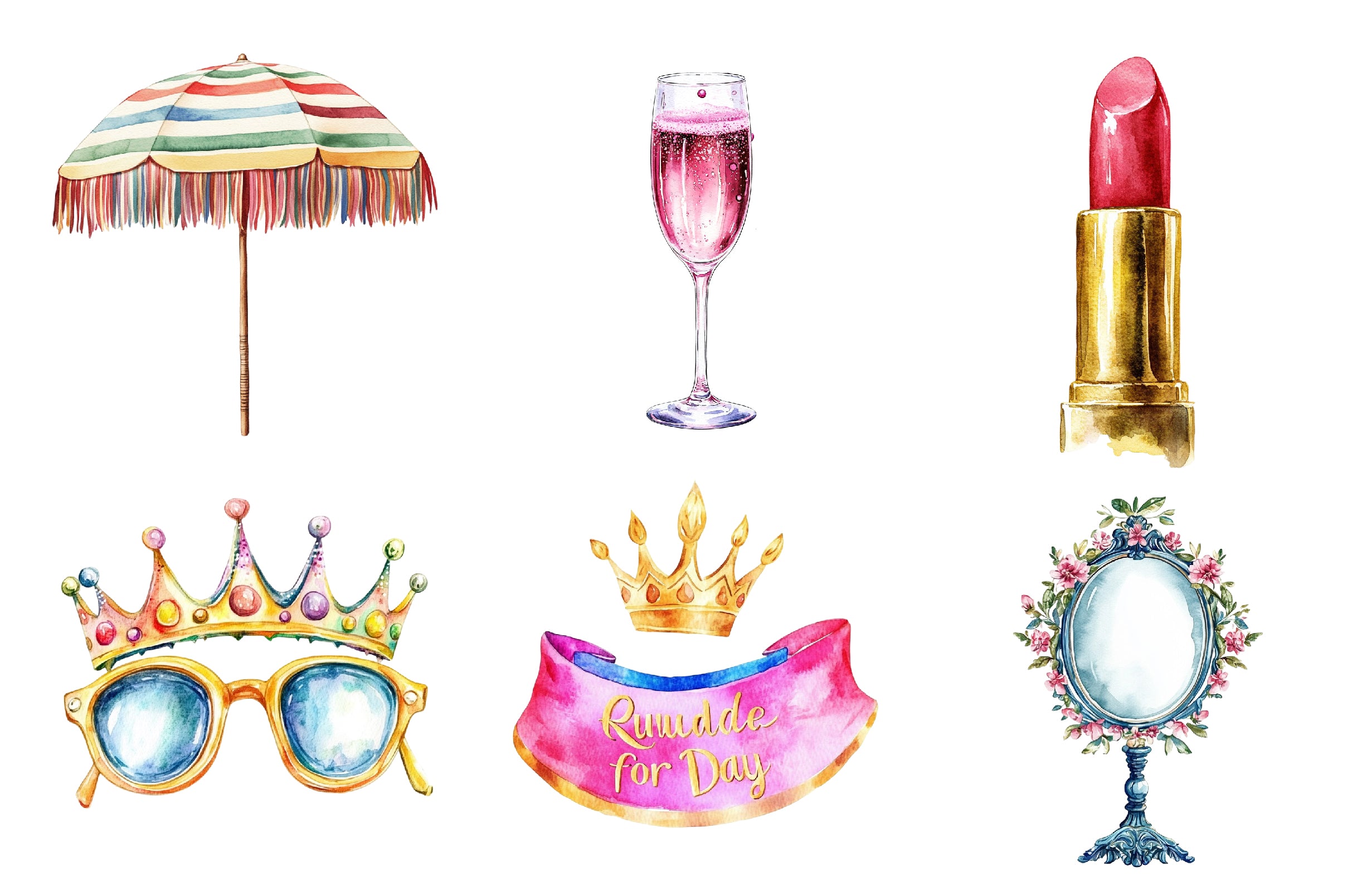 Birthday Queen Clipart Bundle - CraftNest - Digital Crafting and Art