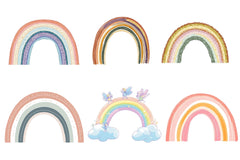 Boho Rainbow Clipart Bundle 1 - CraftNest - Digital Crafting and Art