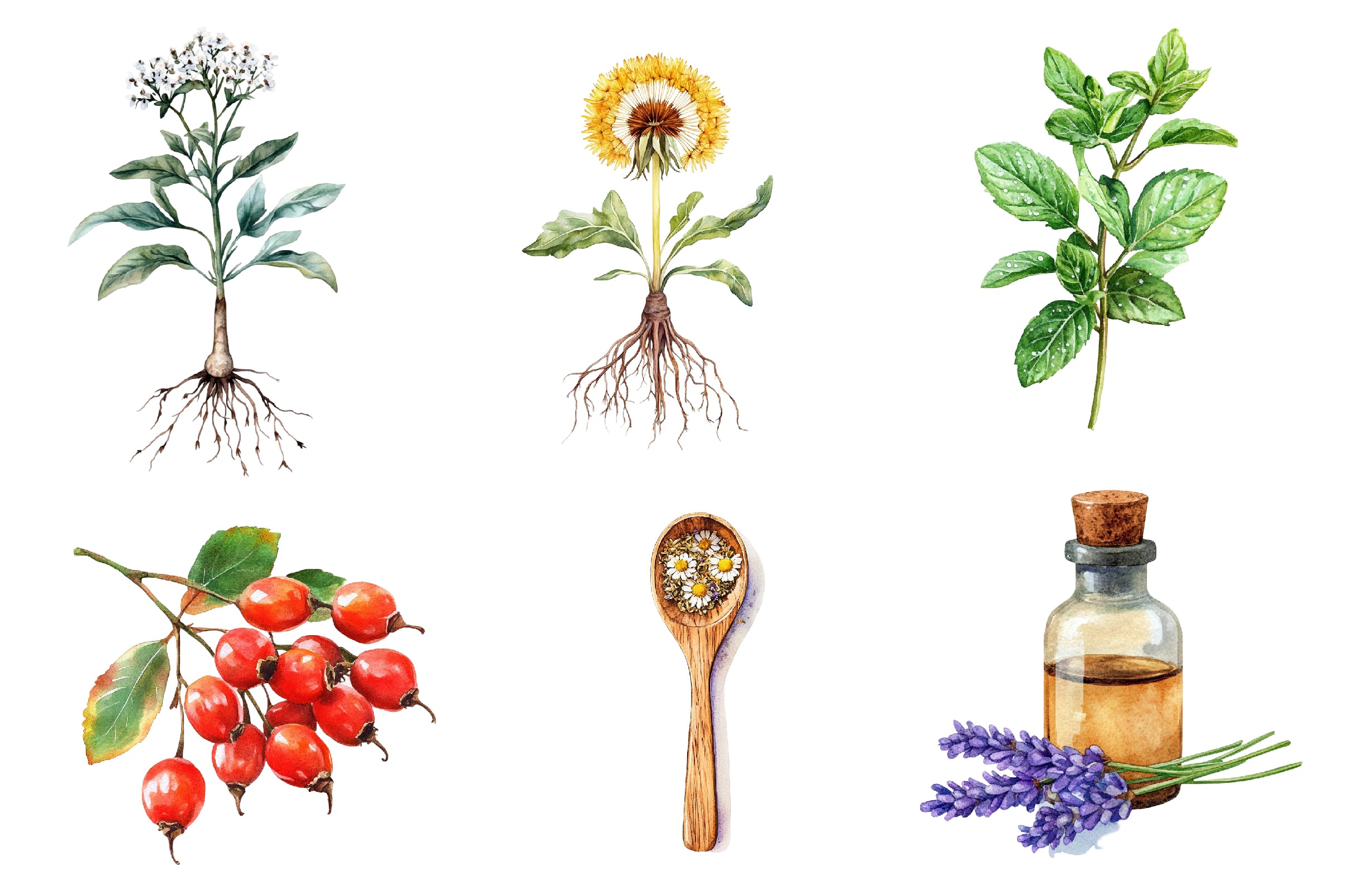 Natural Remedies Clipart Bundle - CraftNest - Digital Crafting and Art