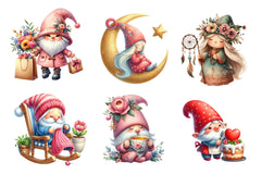 Mothers Day Gnomes Clipart Bundle - CraftNest - Digital Crafting and Art