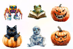 Funny Halloween Clipart Bundle - CraftNest - Digital Crafting and Art