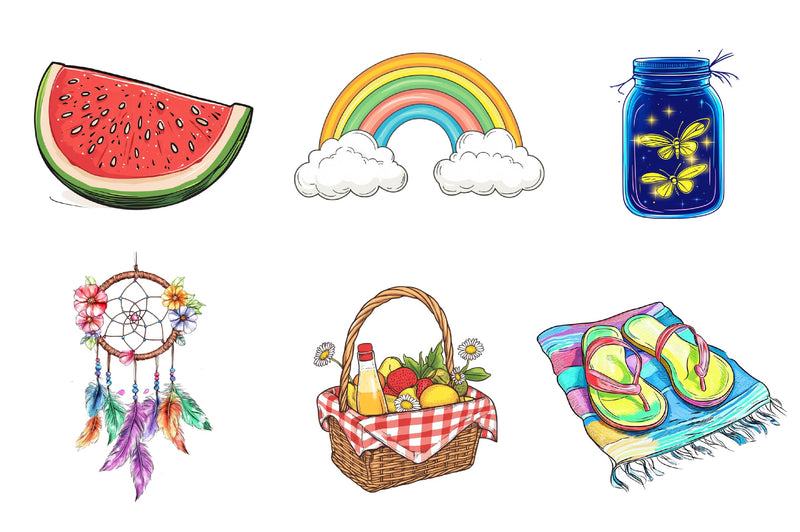 Spring & Summer Collection Clipart Bundle - CraftNest - Digital Crafting and Art