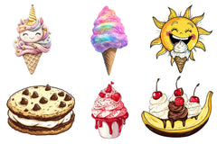 Summer Ice Cream Clipart Bundle 3 - CraftNest - Digital Crafting and Art
