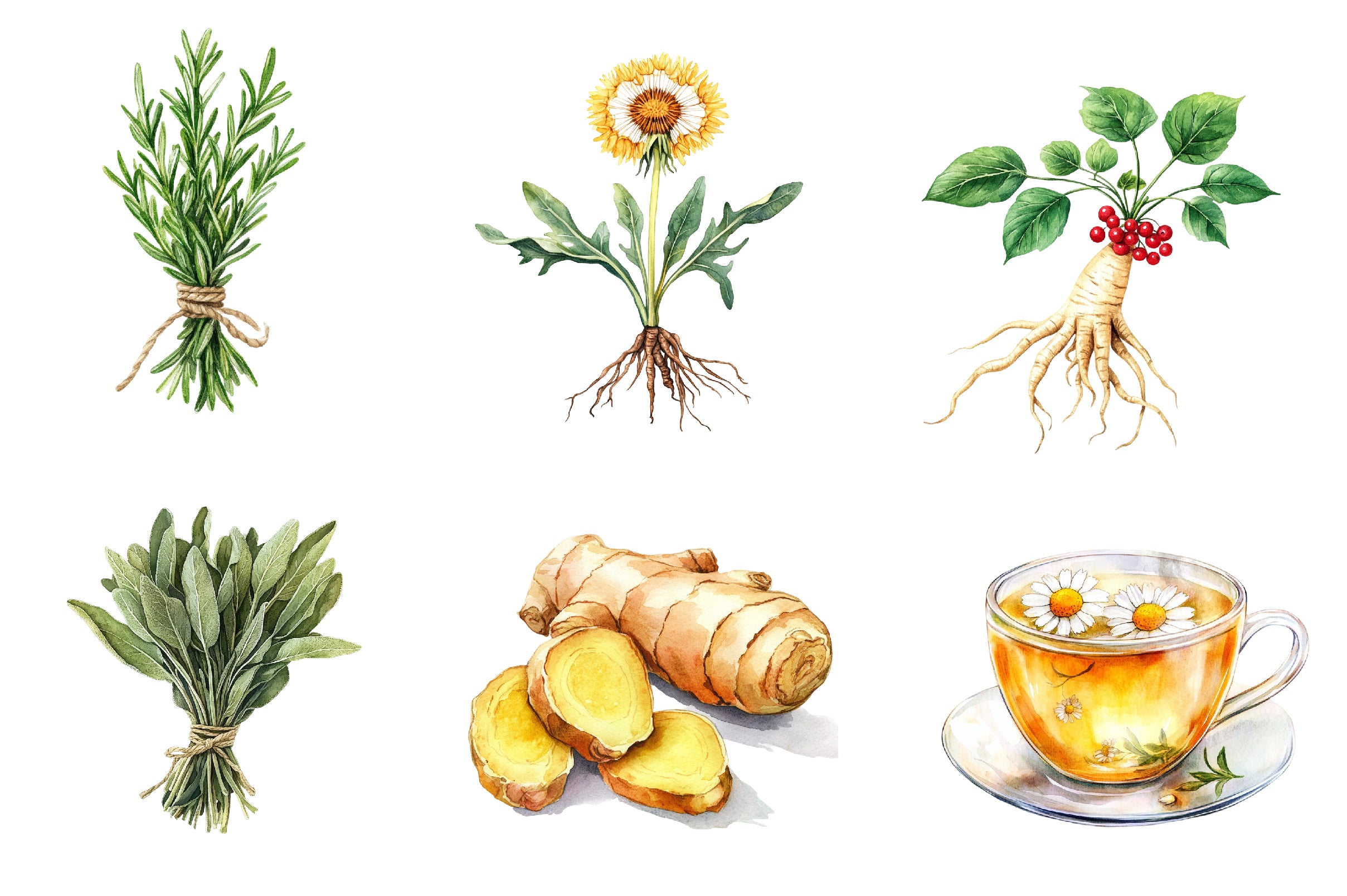 Natural Remedies Clipart Bundle - CraftNest - Digital Crafting and Art