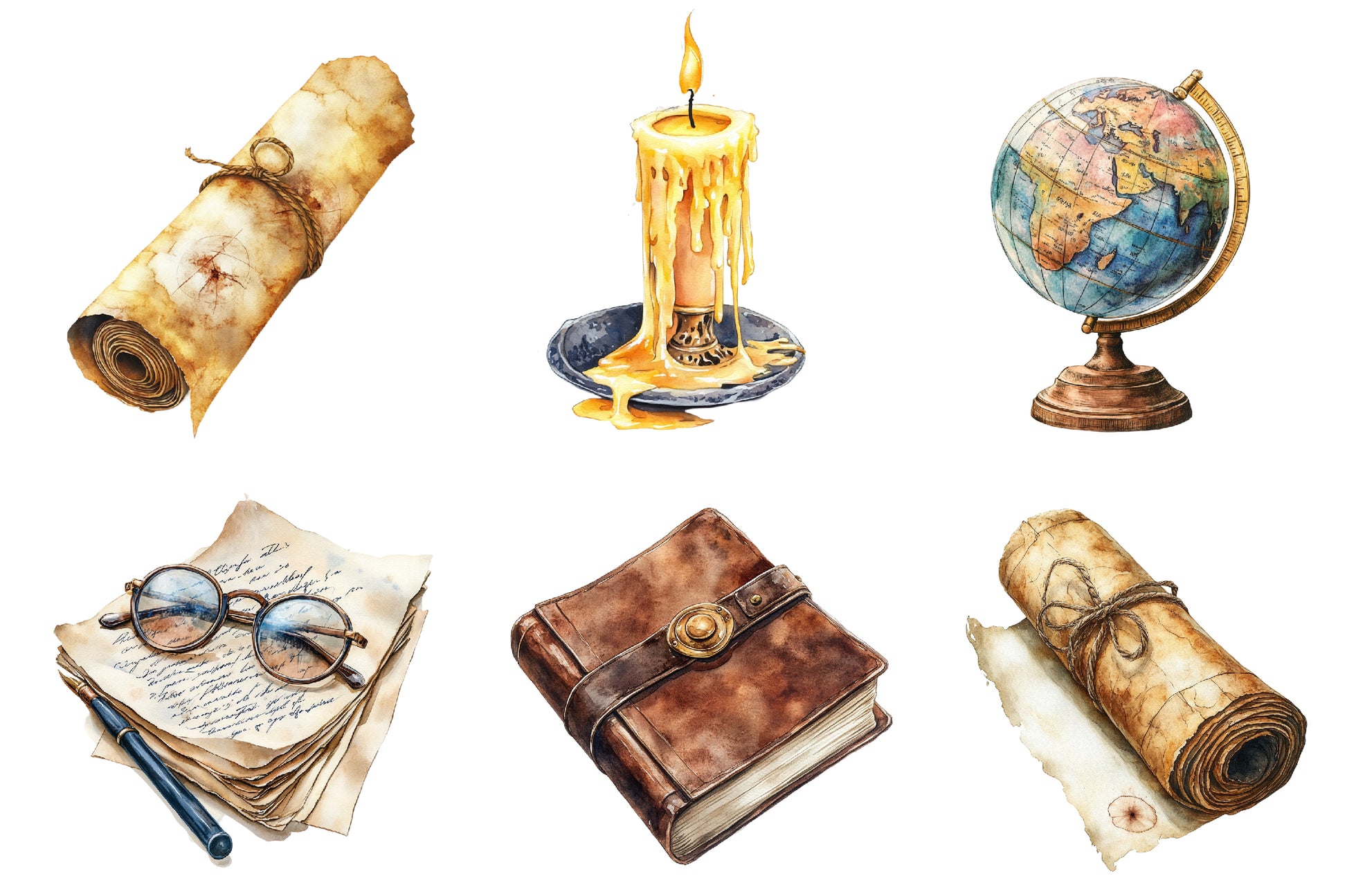 Antique Writer Clipart Bundle - CraftNest - Digital Crafting and Art