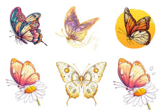 Summer Butterfly Clipart Bundle 2 - CraftNest - Digital Crafting and Art