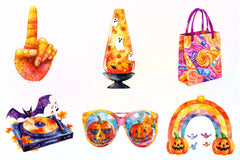 Groovy 70s Halloween Clipart Bundle - CraftNest - Digital Crafting and Art