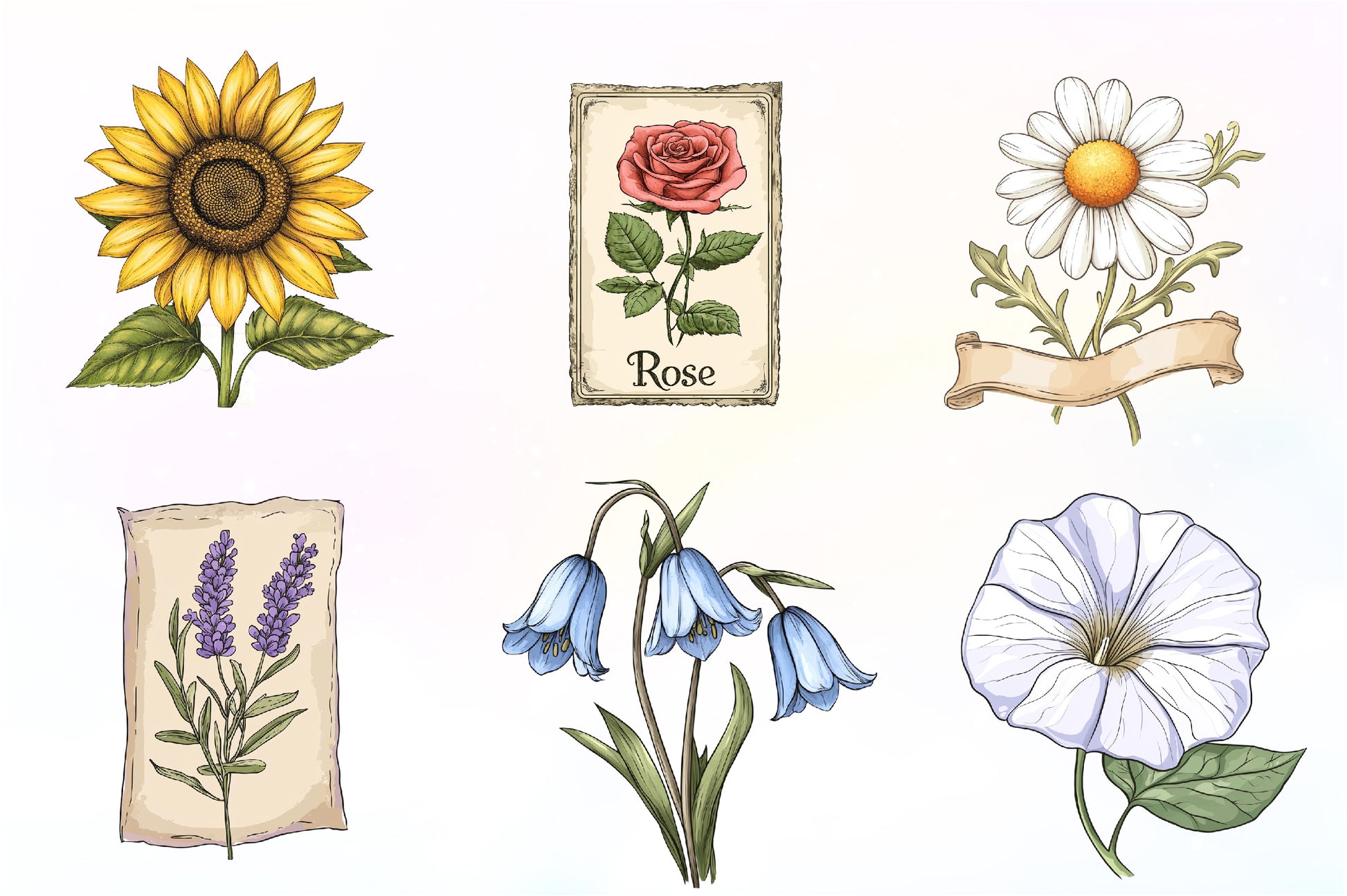Vintage Flowers Seed Packet Clipart Bundle - CraftNest - Digital Crafting and Art
