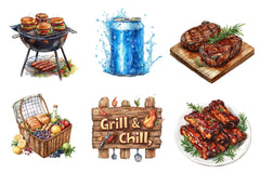 Summer Barbecue Day Clipart Bundle - CraftNest - Digital Crafting and Art