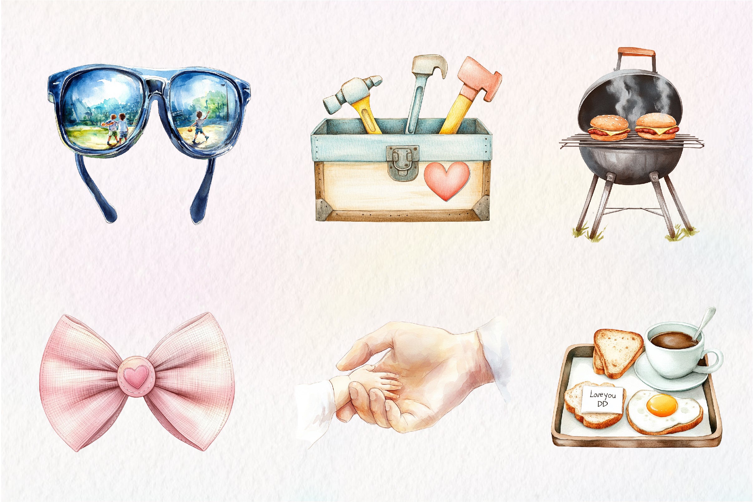 Fathers Day Clipart Bundle - CraftNest - Digital Crafting and Art