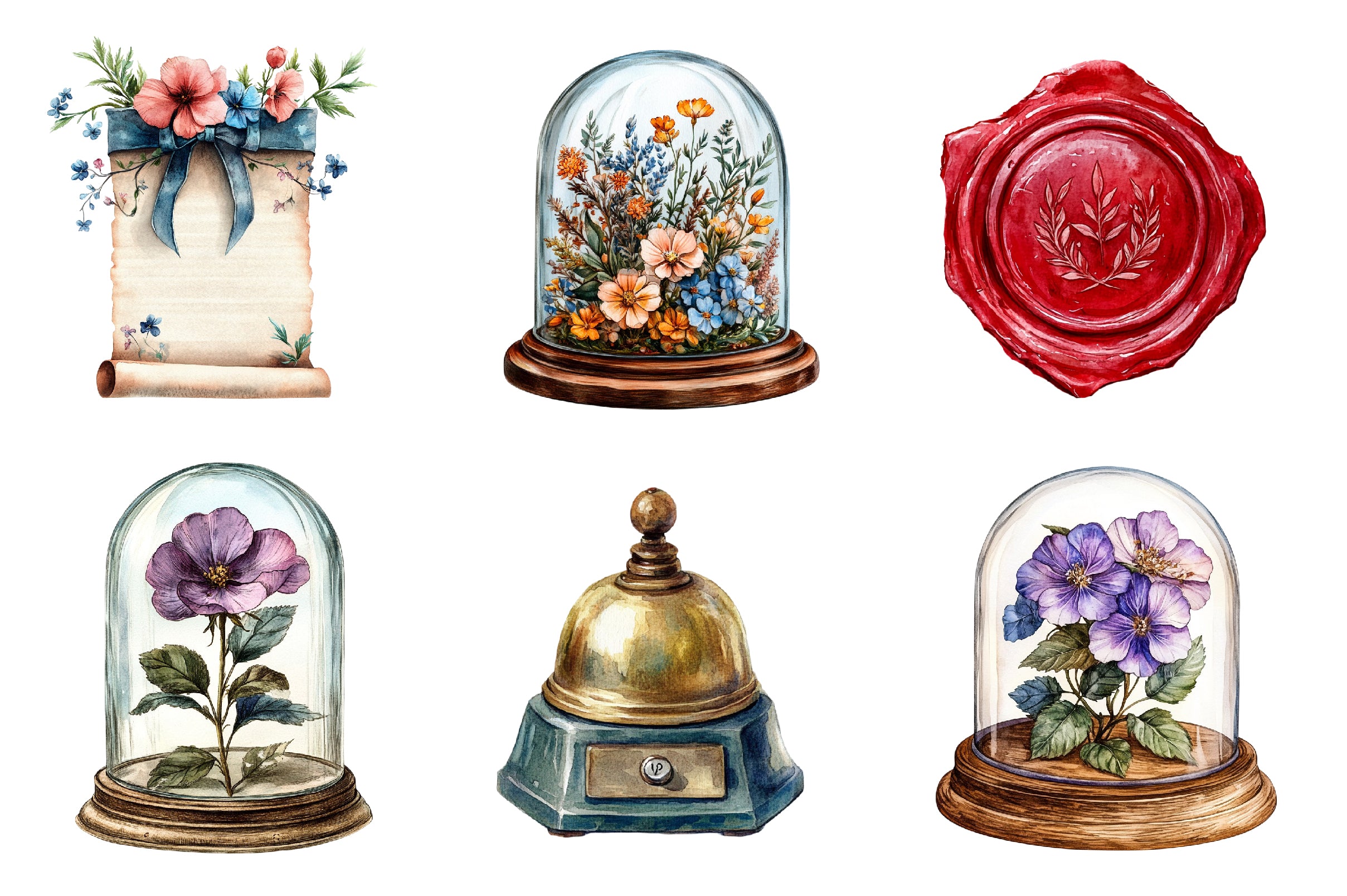 Antique Writer Clipart Bundle - CraftNest - Digital Crafting and Art