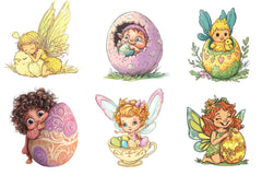 Easter Fairy Clipart Bundle - CraftNest - Digital Crafting and Art