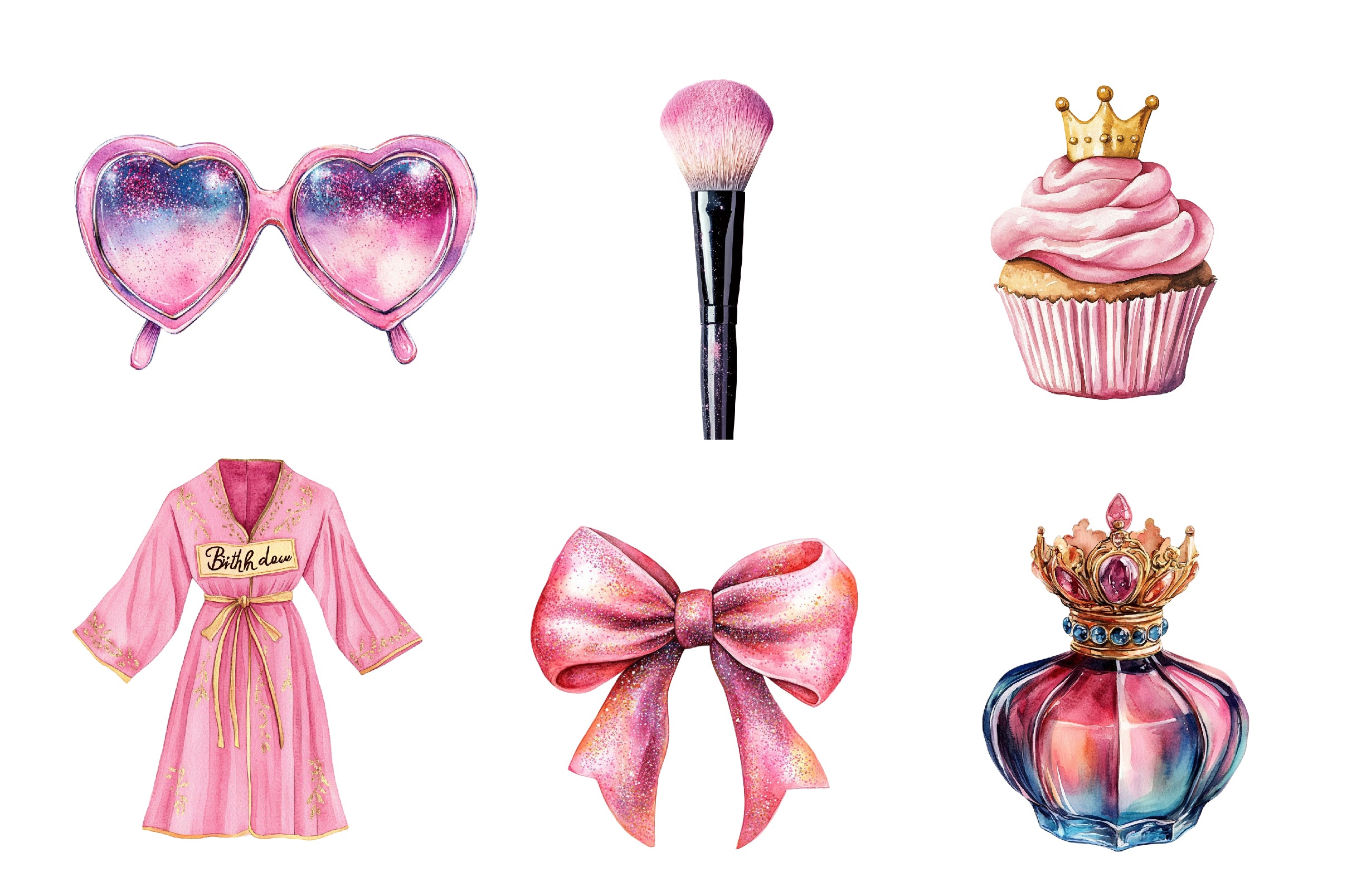 Birthday Queen Clipart Bundle - CraftNest - Digital Crafting and Art