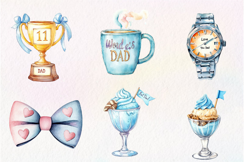 Fathers Day Clipart Bundle - CraftNest - Digital Crafting and Art