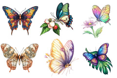 Summer Butterfly Clipart Bundle 2 - CraftNest - Digital Crafting and Art