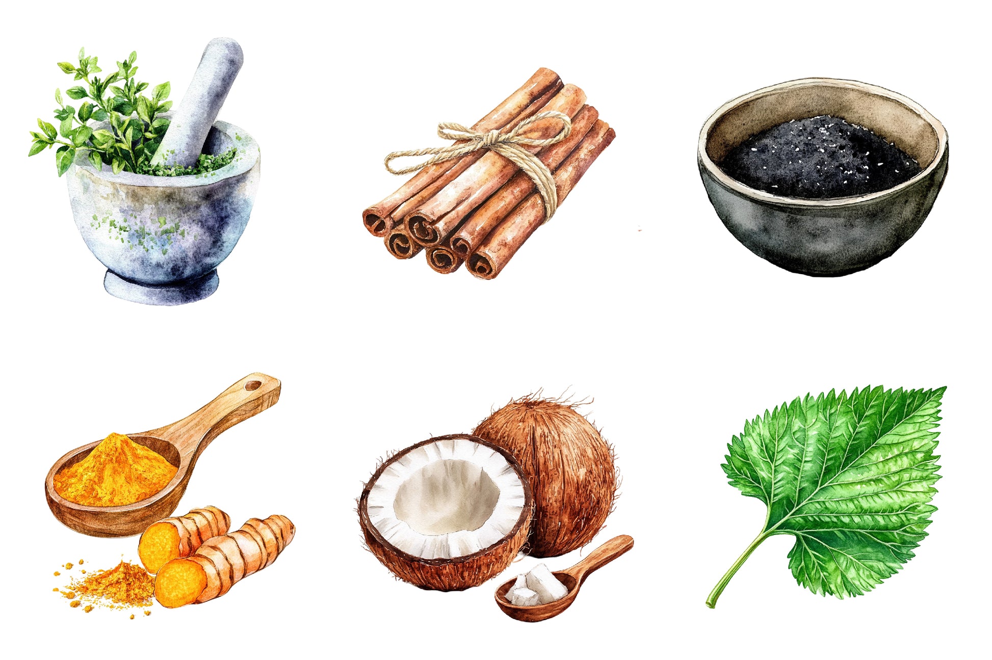 Natural Remedies Clipart Bundle - CraftNest - Digital Crafting and Art