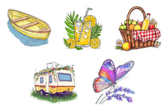 Spring & Summer Collection Clipart Bundle - CraftNest - Digital Crafting and Art