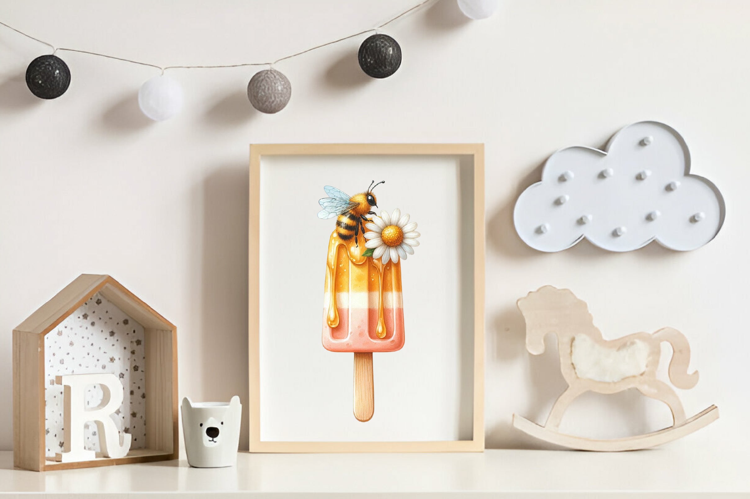 Cute Bee Summer Clipart Bundle - CraftNest - Digital Crafting and Art