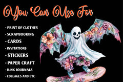 Groovy 70s Halloween Clipart Bundle - CraftNest - Digital Crafting and Art