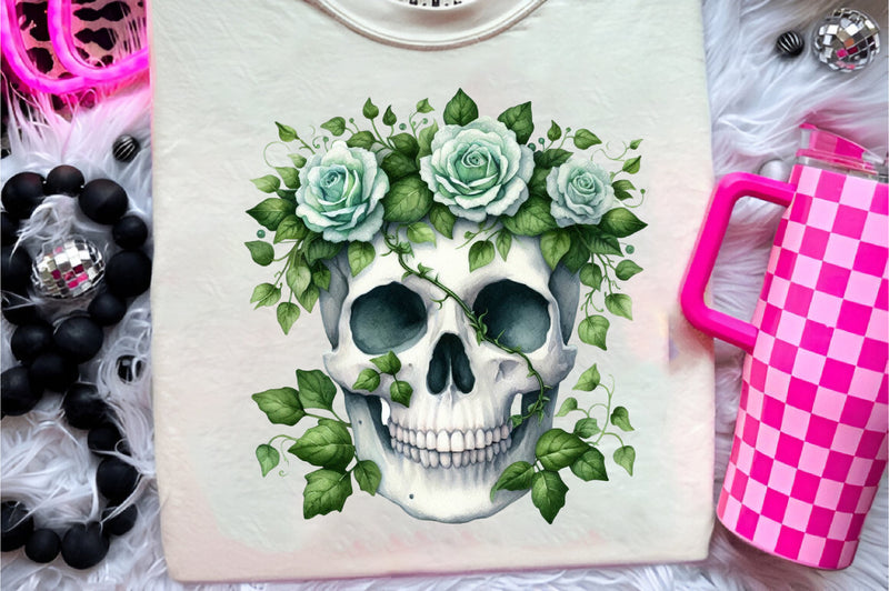 Green & White Halloween Clipart Bundle - CraftNest - Digital Crafting and Art