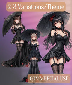 Gothic Lolita SVG Bundle - CraftNest - Digital Crafting and Art