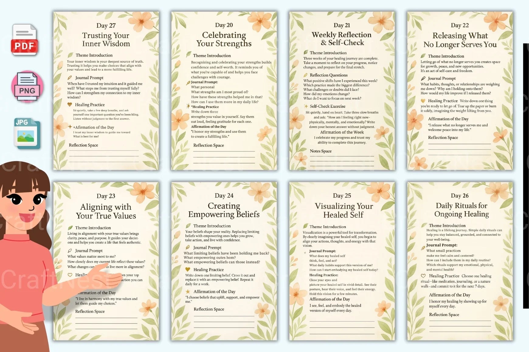 30-Day Inner Healing Blueprint - CraftNest - Digital Crafting and Art