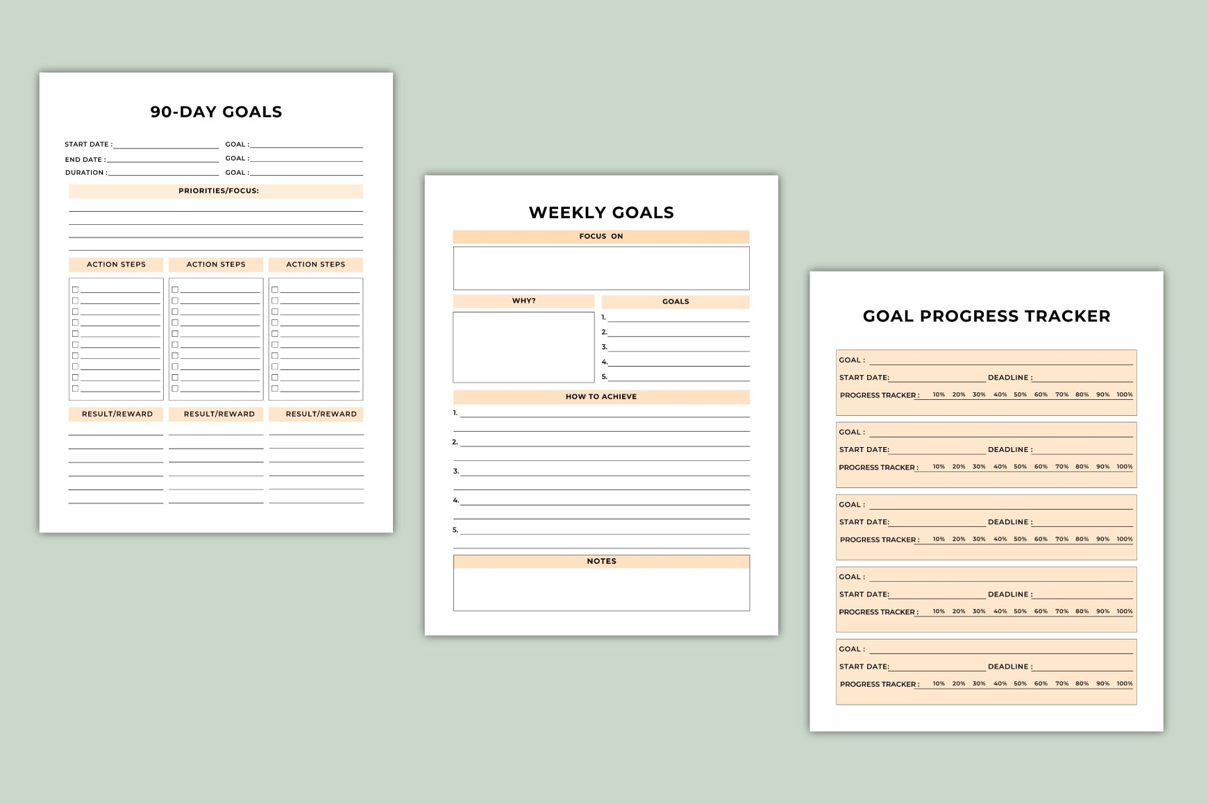 Motiva Core Goal Planner