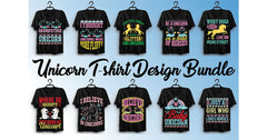 Unicorn T Shirt Bundle 5 - CraftNest - Digital Crafting and Art