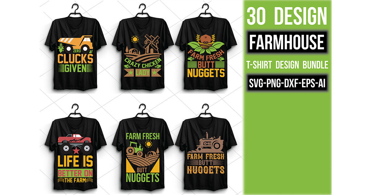Farmhouse T Shirt Bundle 3 - CraftNest - Digital Crafting and Art