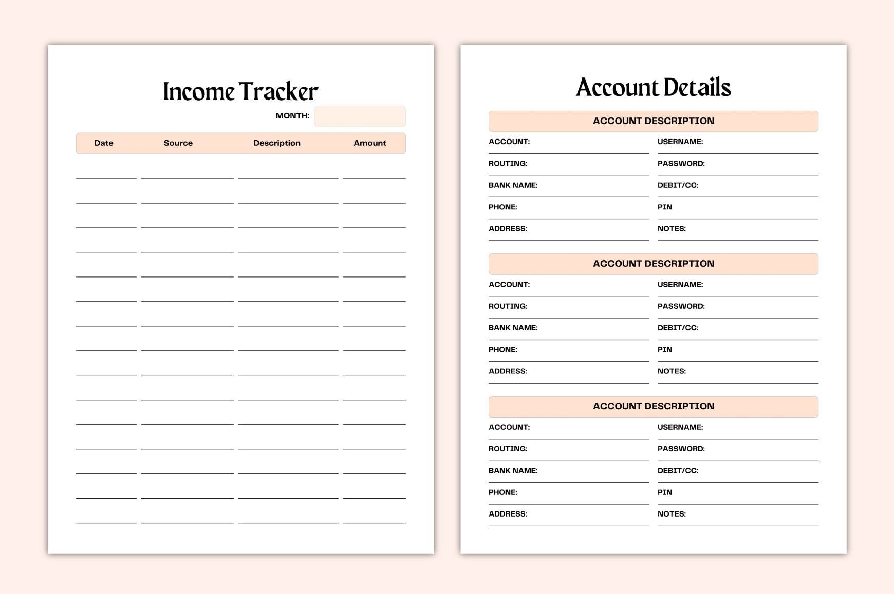 Financial Planning Budget Planner
