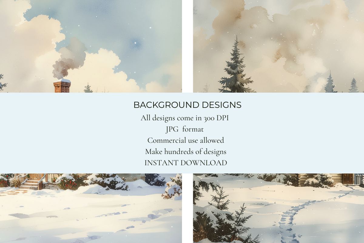 Cosy Winter Junk Journal Papers