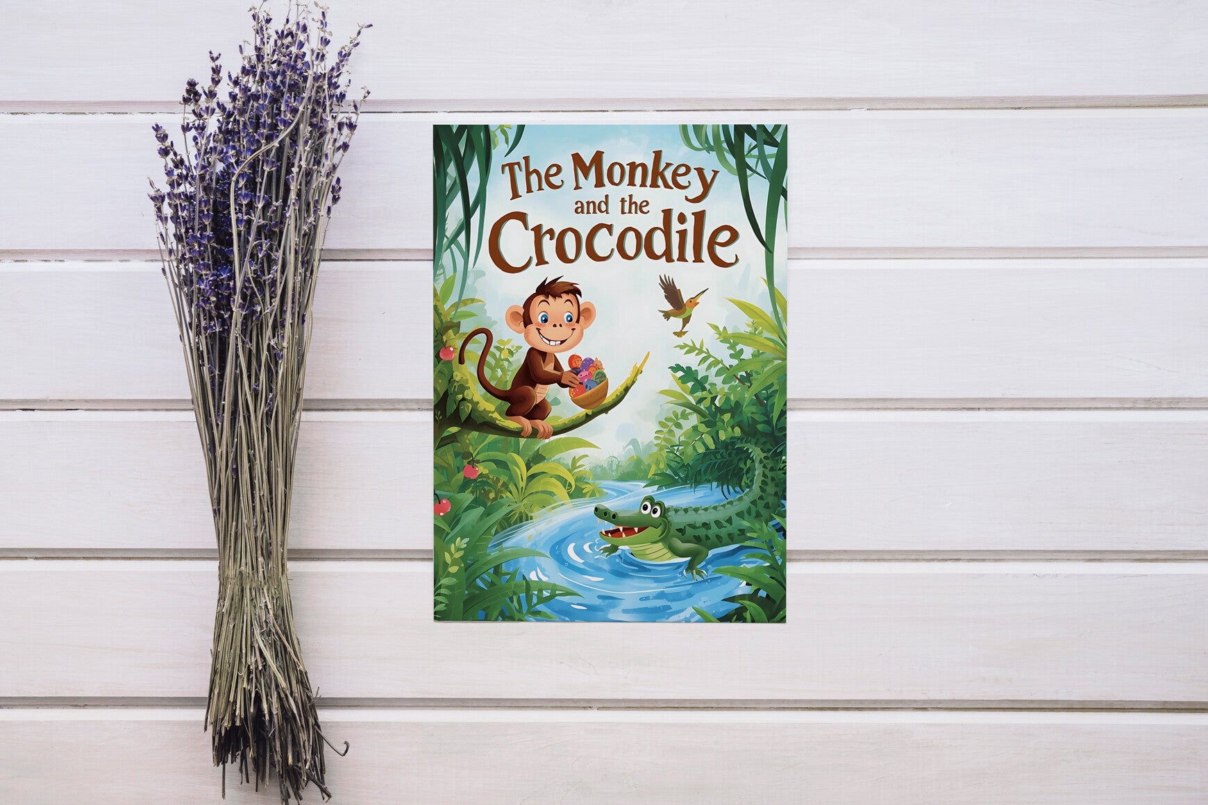 The Monkey and the Crocodile Book