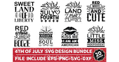 4th of July Design Bundle - CraftNest - Digital Crafting and Art