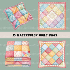 Quilts Clipart Bundle - CraftNest - Digital Crafting and Art