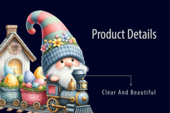 Easter Gnome Train Clipart Bundle - CraftNest - Digital Crafting and Art