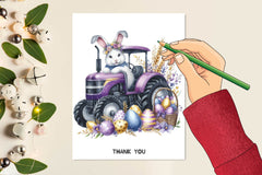 Easter Gnome Tractor Clipart Bundle - CraftNest - Digital Crafting and Art