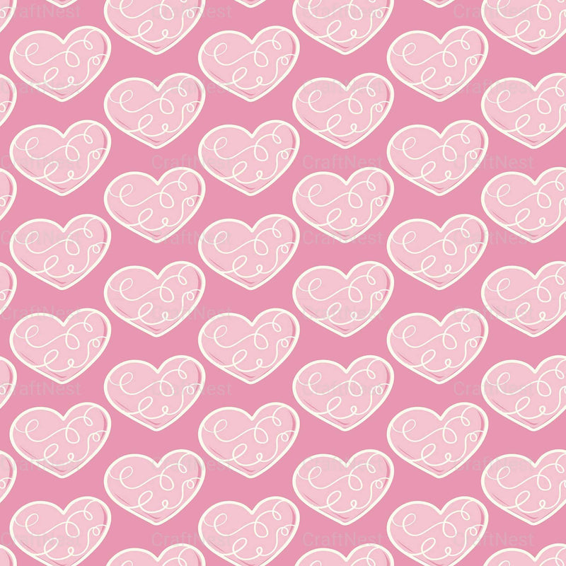 Valentines Day Seamless Digital Paper 1 - CraftNest - Digital Crafting and Art
