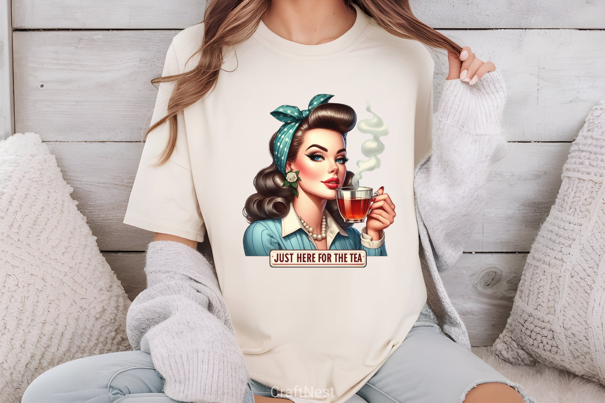 Just Here For The Tea Clipart Bundle 1 - CraftNest - Digital Crafting and Art