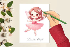 Cute Fairy Pink Clipart Bundle - CraftNest - Digital Crafting and Art