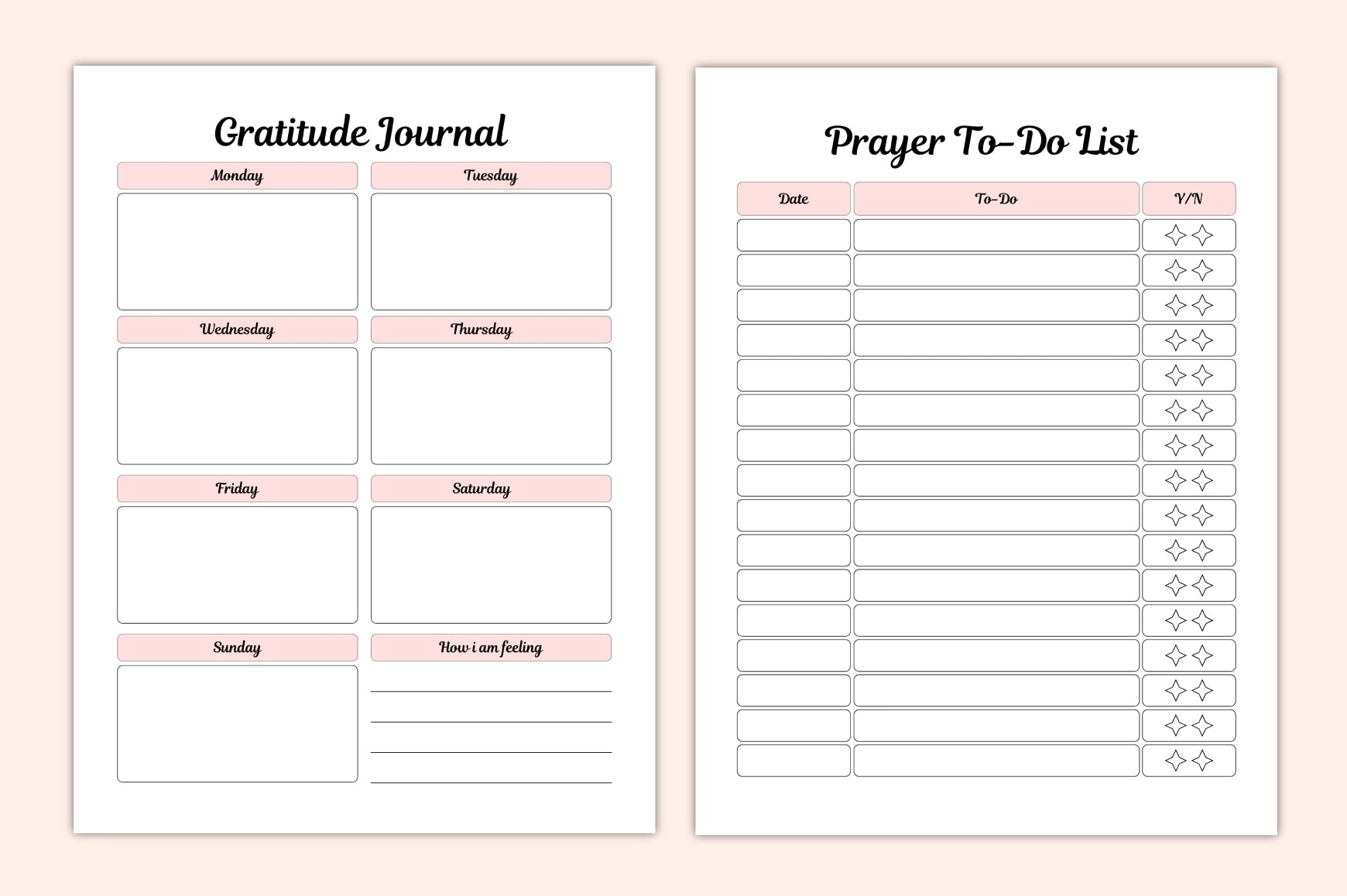 Faith Prayer Journal