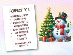 Christmas Snowman Clipart Bundle 7 - CraftNest - Digital Crafting and Art