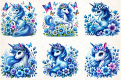 Flower Unicorn Clipart Bundle - CraftNest - Digital Crafting and Art