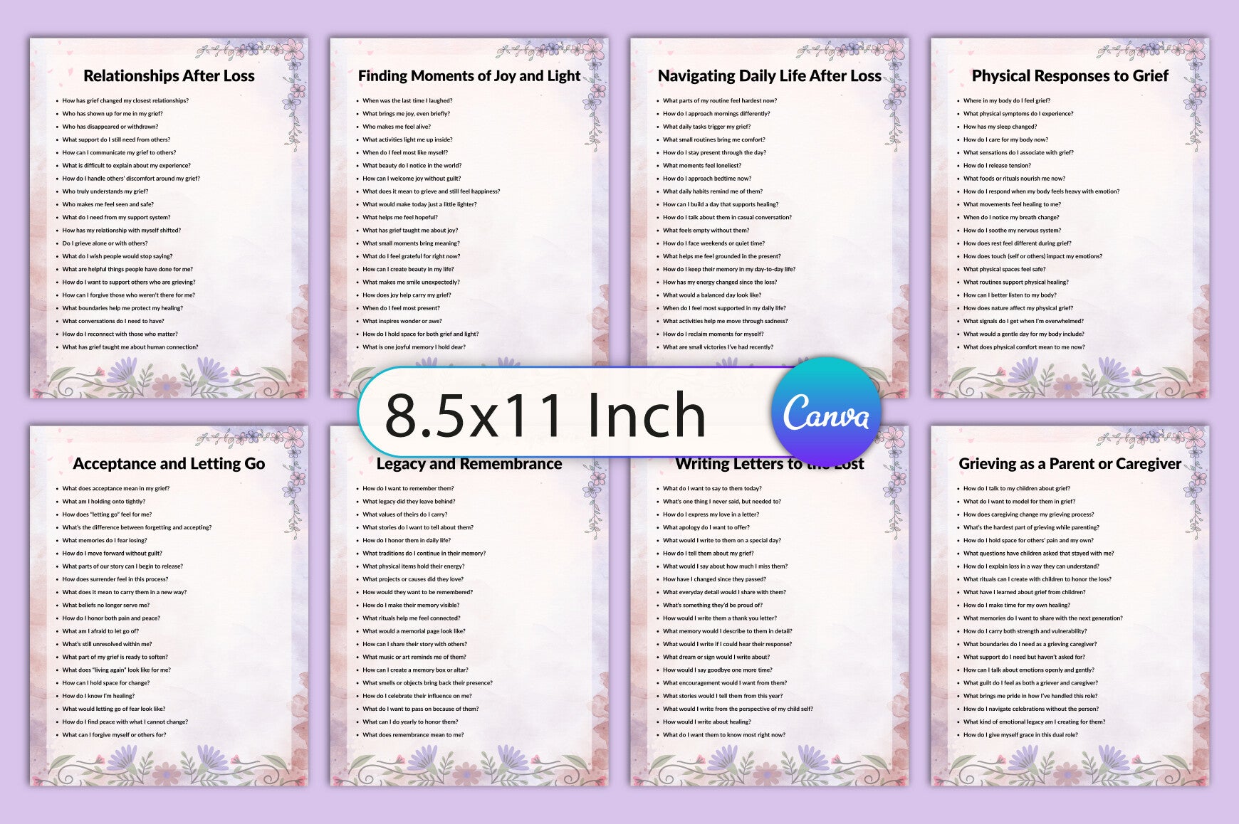 Grief Prompts for Healing and Reflection