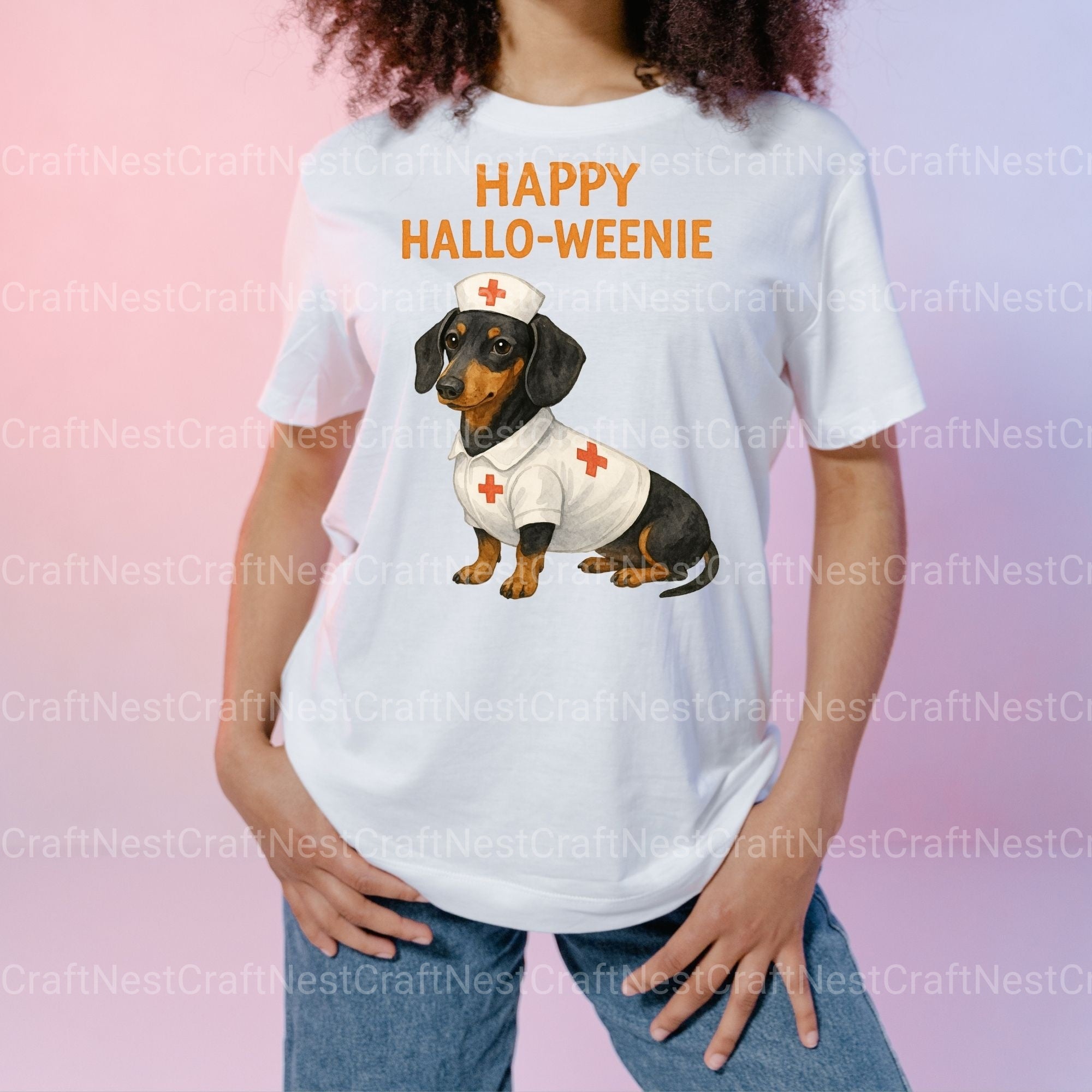 Dachshund Nurse Halloween Clipart Bundle - CraftNest - Digital Crafting and Art