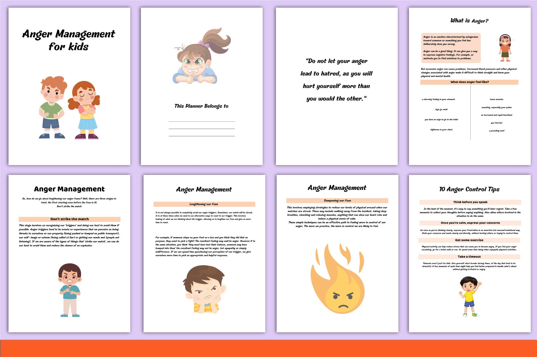 Anger Management for Kids Workbook
