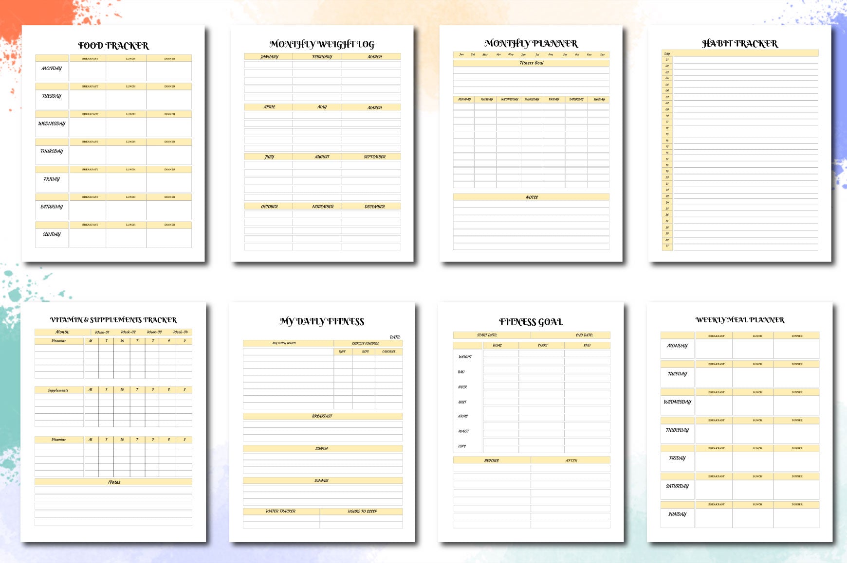 Fitness Planner