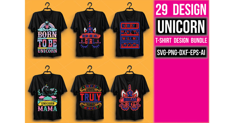 Unicorn T Shirt Bundle 7 - CraftNest - Digital Crafting and Art